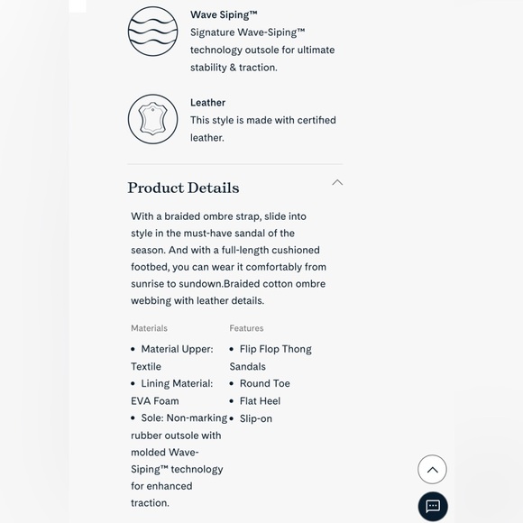 🆕Sperry Parrotfish Braid Black Flip-Flops - Picture 7 of 7